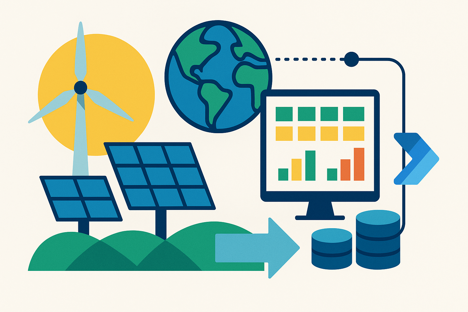 Reporting EnR mondial automatisé (50 pays) via Power Automate