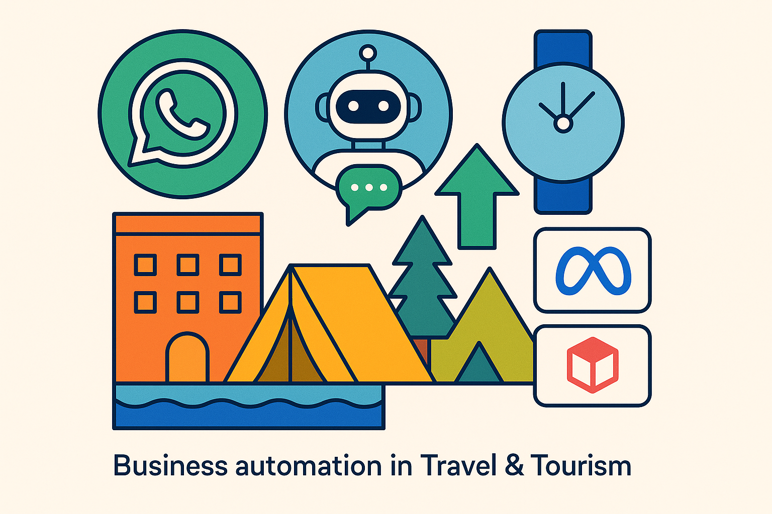 WhatsApp AI Assistant for Hotels: 24/7 support, 90% deflection, +35% upsell